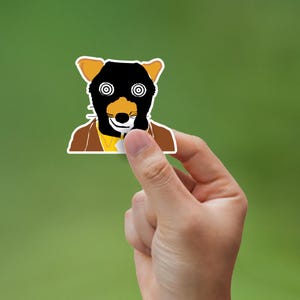 DECAL: Mr Fox - Holy Swearing Cuss - We Anderson Gift Inspired for Fans
