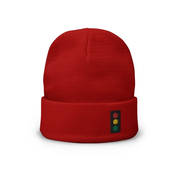 HAT: Team Zissou Hat Beanie Stop Light Knit Cap Cuffed