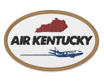 Air Kentucky Patch, The Life Aquatic, Wes Anderson Inspired, Unique Patch, Quirky Gift