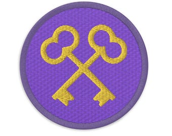 Patch: Crossed Keys - Grand Budapest Hotel - Wes Anderson