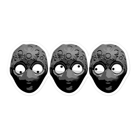 Decal: Alien Expression Inspired Dark Design - Asteroid City - Wes