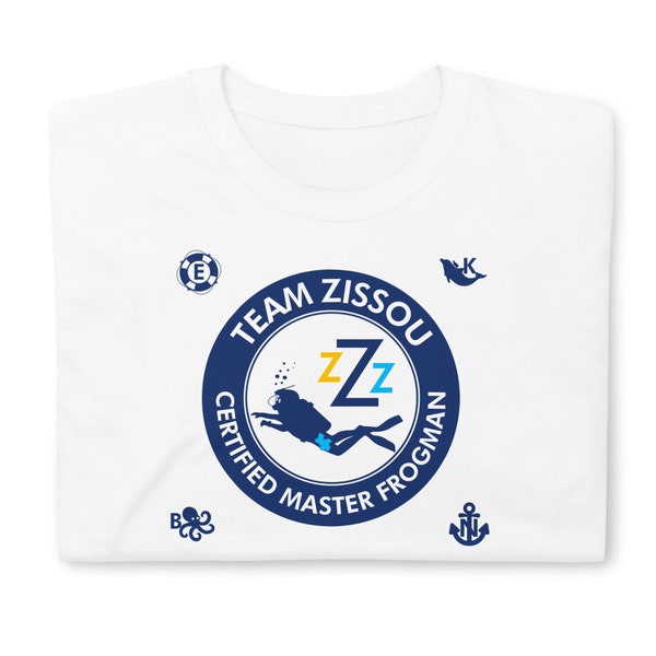 Unisex T-Shirt: Steve Zissou - Certified Master Frogman - Life Aquatic