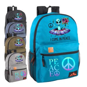 Cosmic print Backpack for Teens  School  Bookbag with Fun Print