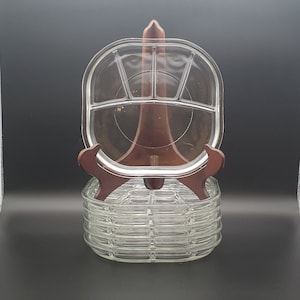 Joe Colombo &quot;Arno&quot; - Glass Fondue plates - Set of 6 - Made in Italy - Vintage - Mid century
