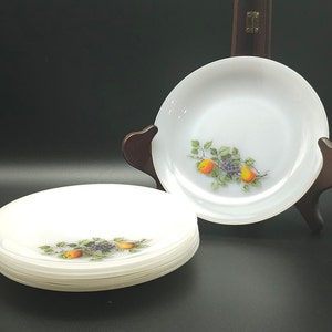 Arcopal "Fruit de France" ontbijt bord - Vintage - Made in France - per stuk