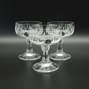 Comtesse Germany Crystal Liqueur Glasses - Made in Germany - Set of 3