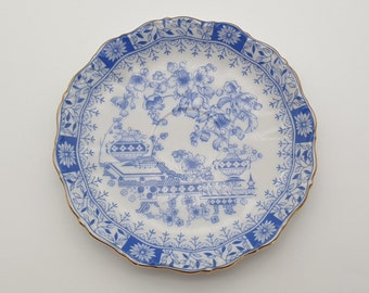 Seltmann Weiden Bavaria saucers - Theresia - blue - gold - W-Germany