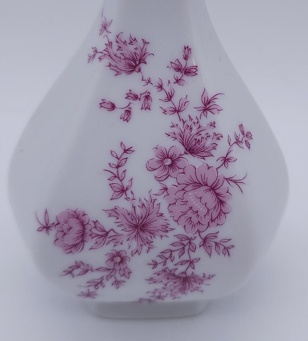 Holohaza ミニ花瓶 - ヴィンテージ - 磁器 - 花柄 - ハンガリー製