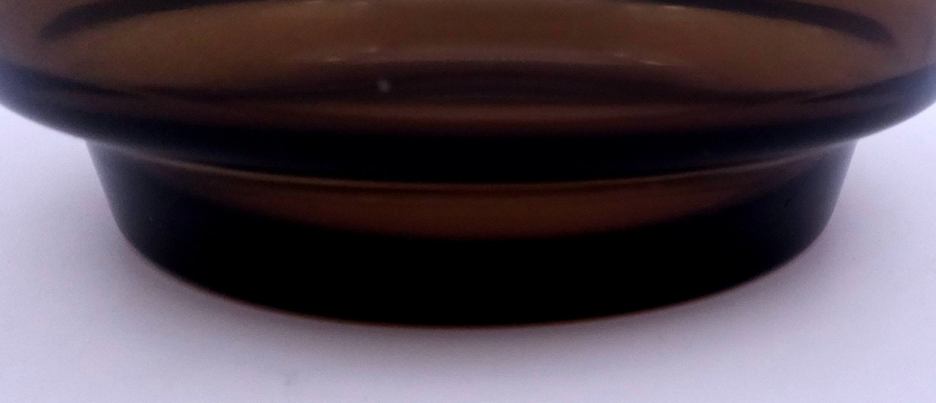 Plat de service plat en grès - Mes Années Vintage