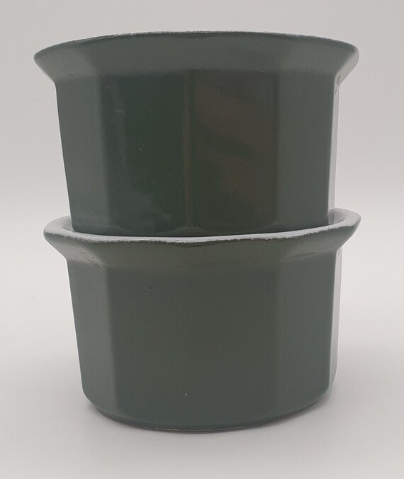 ヴィンテージ エミール アンリ ラメキン - オーブン皿 - グリーン