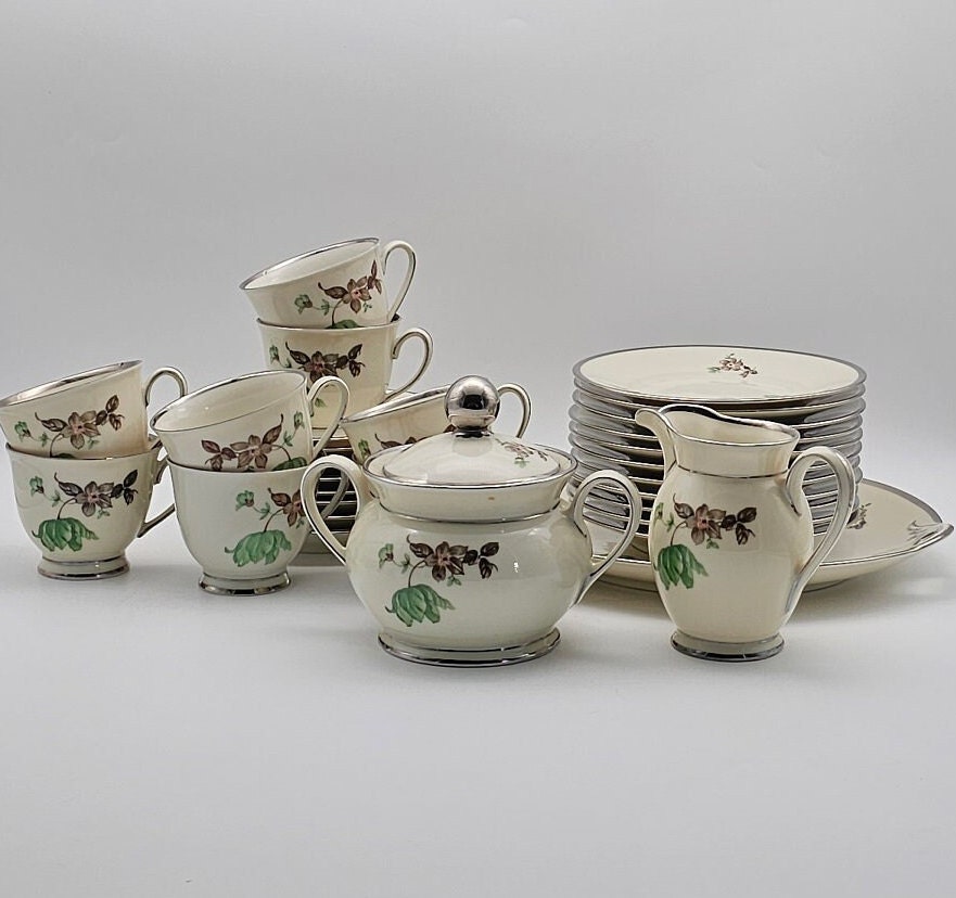 KPM Kobenhavns Porcellains Maleri - 1924-1936 - Silver Rim KPM Kobenhavns Porcellains Maleri - 1924-1936 - Silver Rim