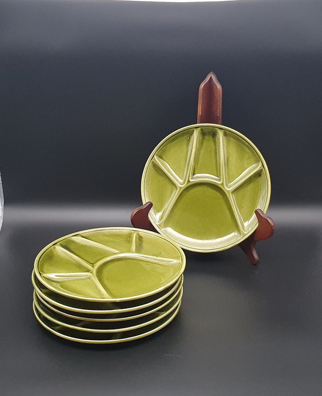 Vintage Niderviller Fondue Plates Made in France Set of 6 Etsy