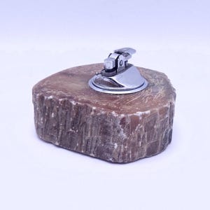Vintage Stone Table Lighter - Antique Cigar Lighter - Smokers Gift - Retro Inspired Home Decor