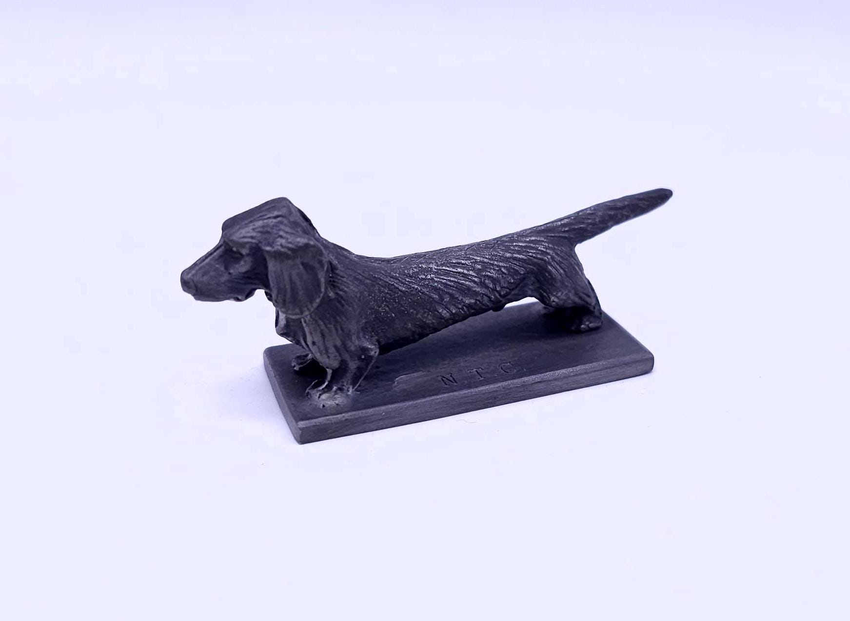 Artil社製ピューター製ダックスフンド（犬） - 錫92% - ヴィンテージ 