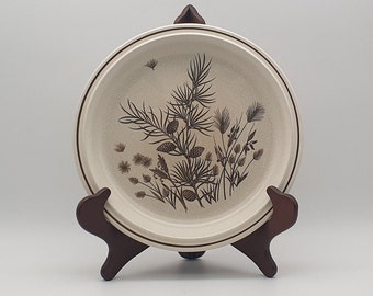 W H Grindley 'Pinewood' dinner plates - breakfast plate - 1970s - vintage