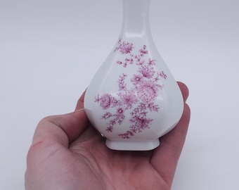 Holohaza ミニ花瓶 - ヴィンテージ - 磁器 - 花柄 - ハンガリー製