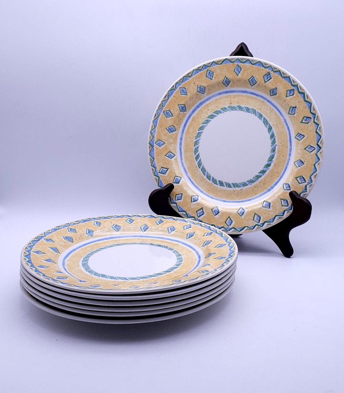 Churchill Ports of Call Dinner Plates Designed by Jeff Banks