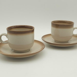 Cp GDR espresso cups with saucers - set of 2 - made in Germany