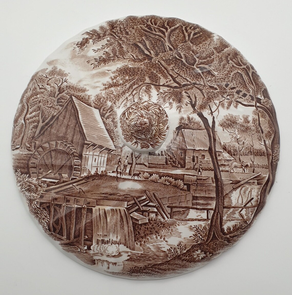 Johnson Brothers Stoke on Trent Watermill Covered Bowl Made in