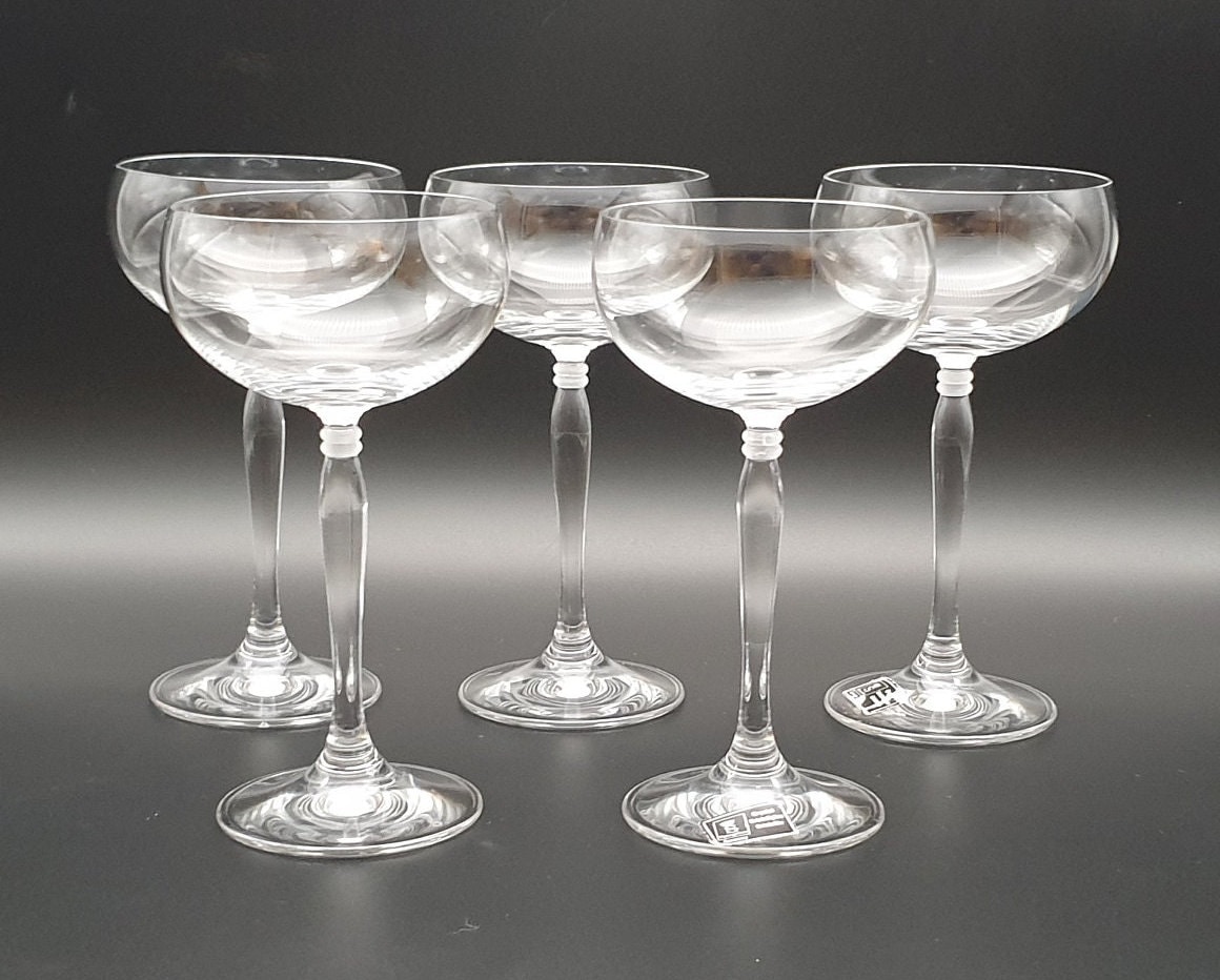Vintage Crystal Spiegelau Champagnergläser - hergestellt in Deutschland - Kristall