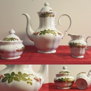 Winterling marktleuthen bavaria - coffee pot - sugar bowl - milk jug - made in Germany