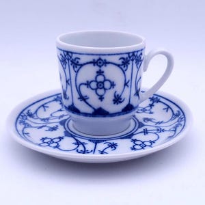 Winterling Bavaria &quot;Saks blue&quot; cup with saucer - made in Germany
