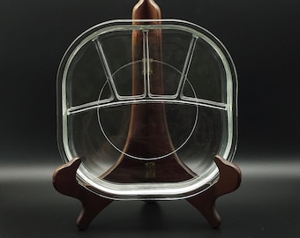 Joe Colombo &quot;Arno&quot; - Glass Fondue plates - Set of 6 - Made in Italy - Vintage - Mid century