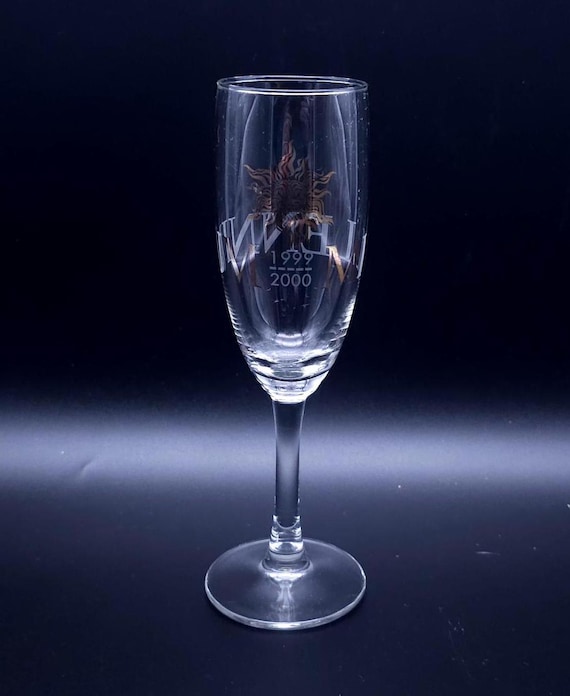 Paire De Flûtes à Champagne Luminarc Millénaire 2000, Verre Transparent, Vintage