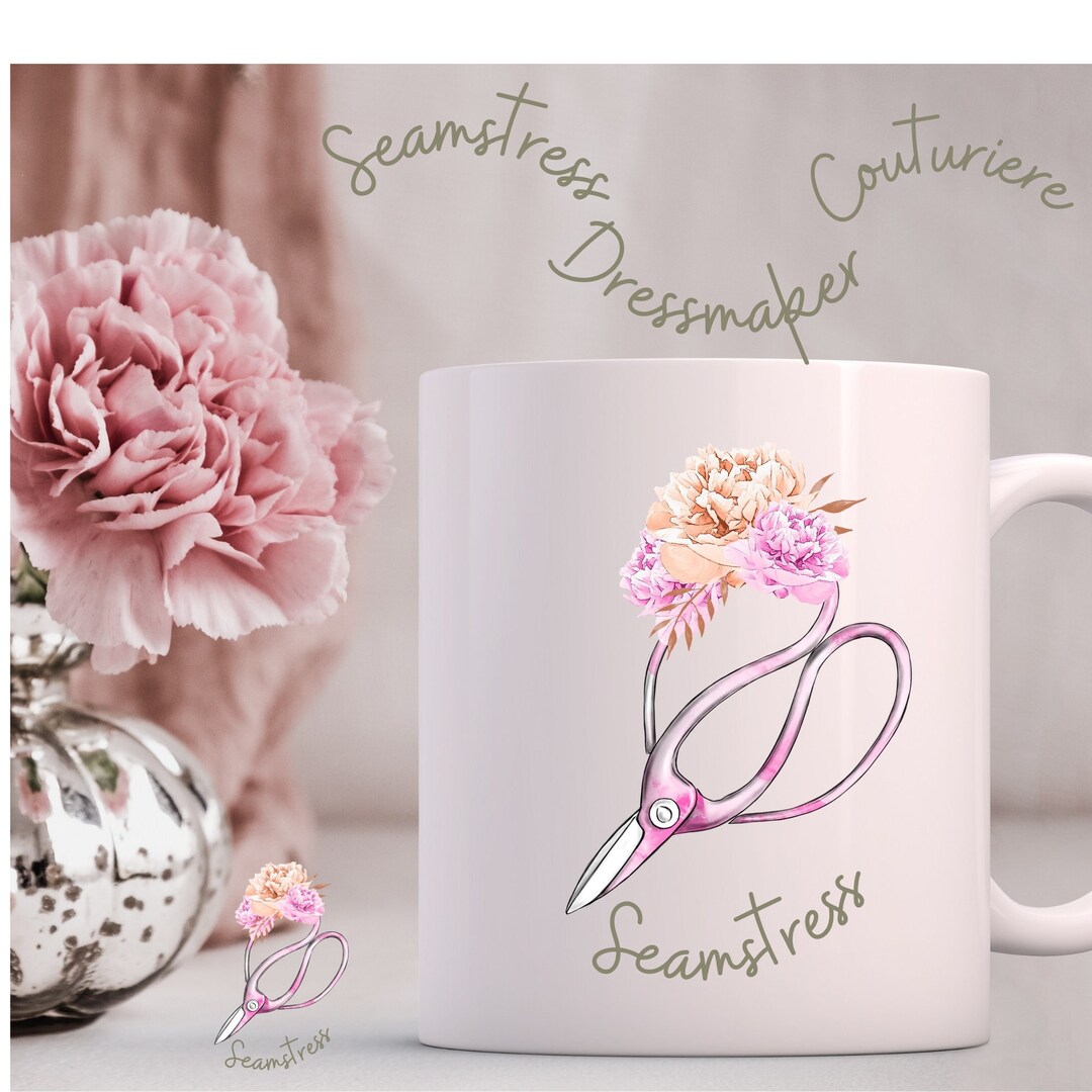 Dressmaker Gift Ceramic Mug 11oz Seamstress Dressmaker Etsy