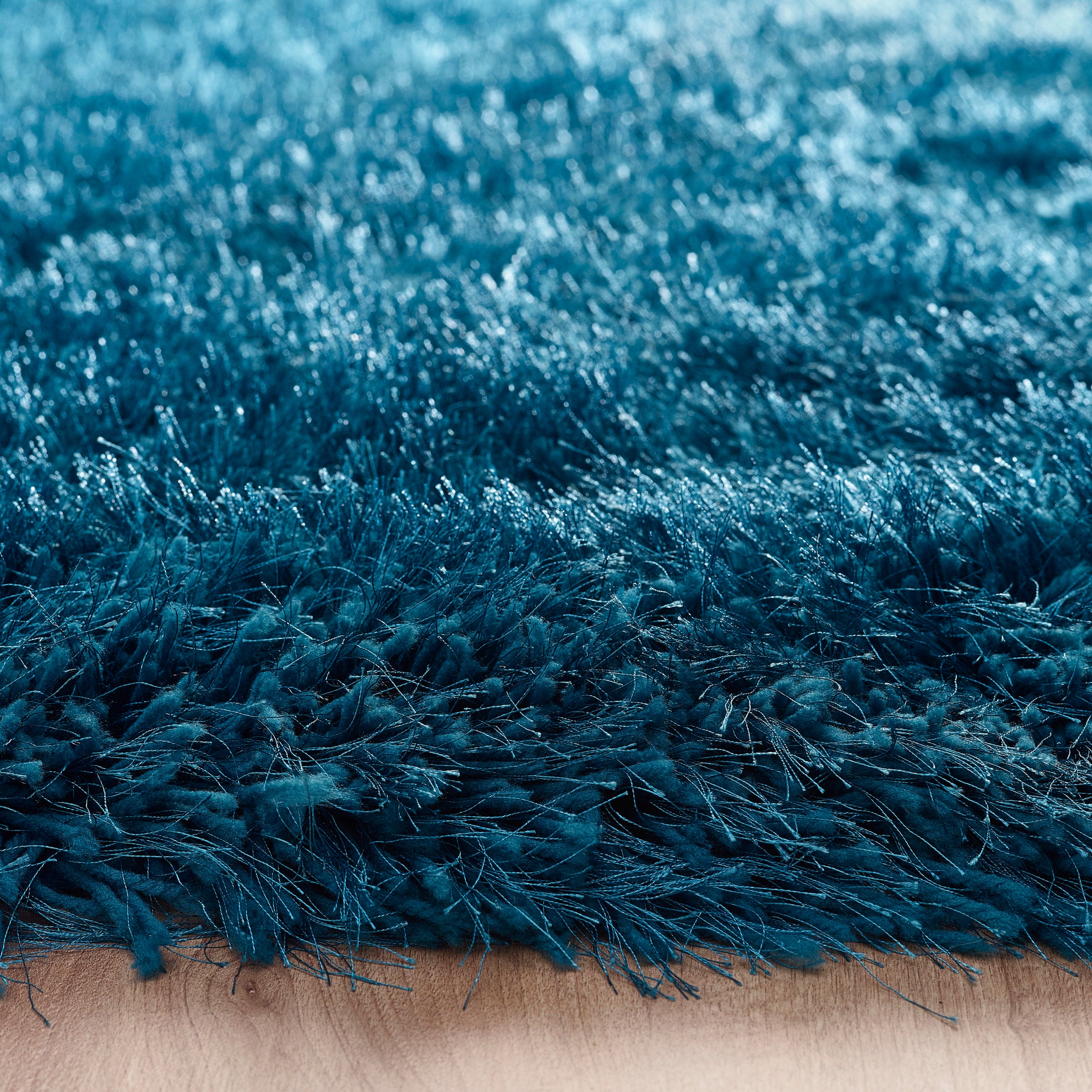 Extravagance Teal Shaggy Rug Etsy UK