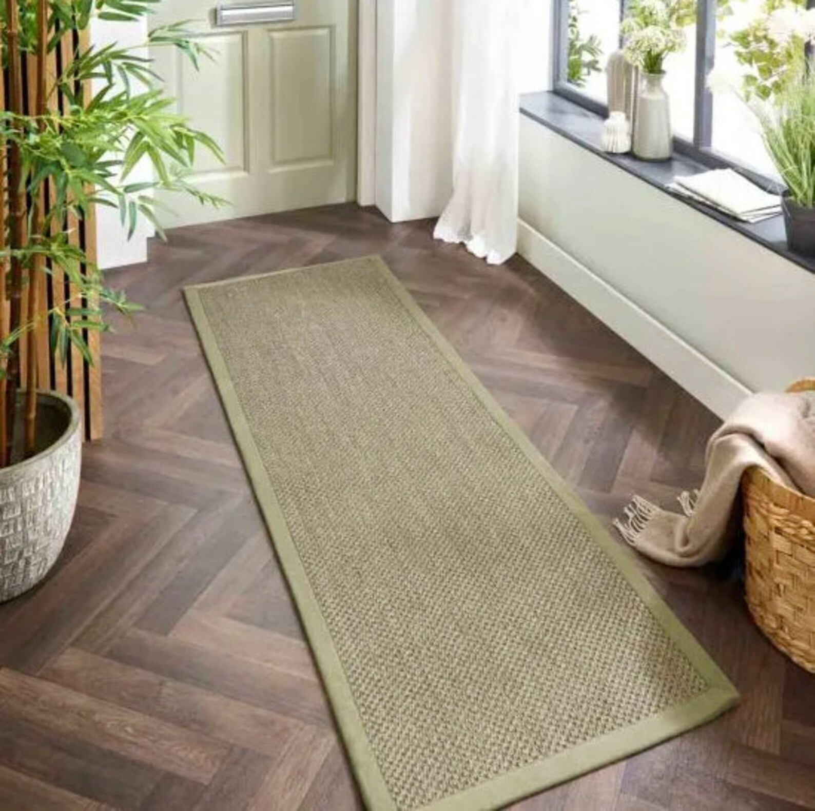 Sisal Rug Sage Green - Etsy
