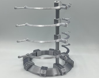 3D Printed Oakley Style Industrial Modular Sunglasses Stand. CHOOSE HEIGHT & COLOR!!