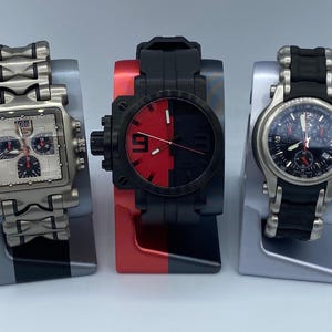 3D Printed Oakley Style Ellipse Watch Display Stand. Choose Size, Color & Style!