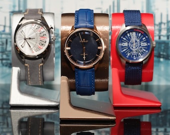 3D Printed Watch Stands. Great for Photography! Choose Size, Color & Style! FREE SHIPPING