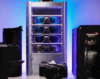 3D Printed Large Oakley Style Double Wide Display Case - Displays Most Glasses