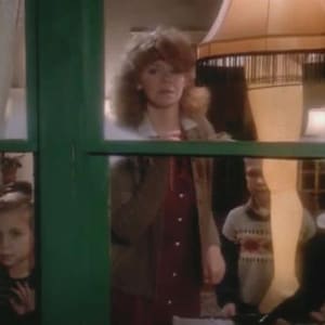 A Christmas Story window leg lamp scene video projection file decor