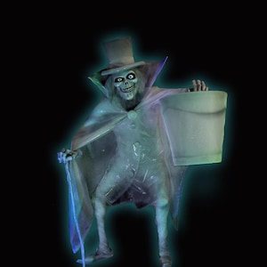 Hatbox Ghost Projector video file for Halloween Decor