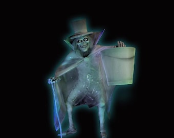 Hatbox Ghost Projector video file for Halloween Decor