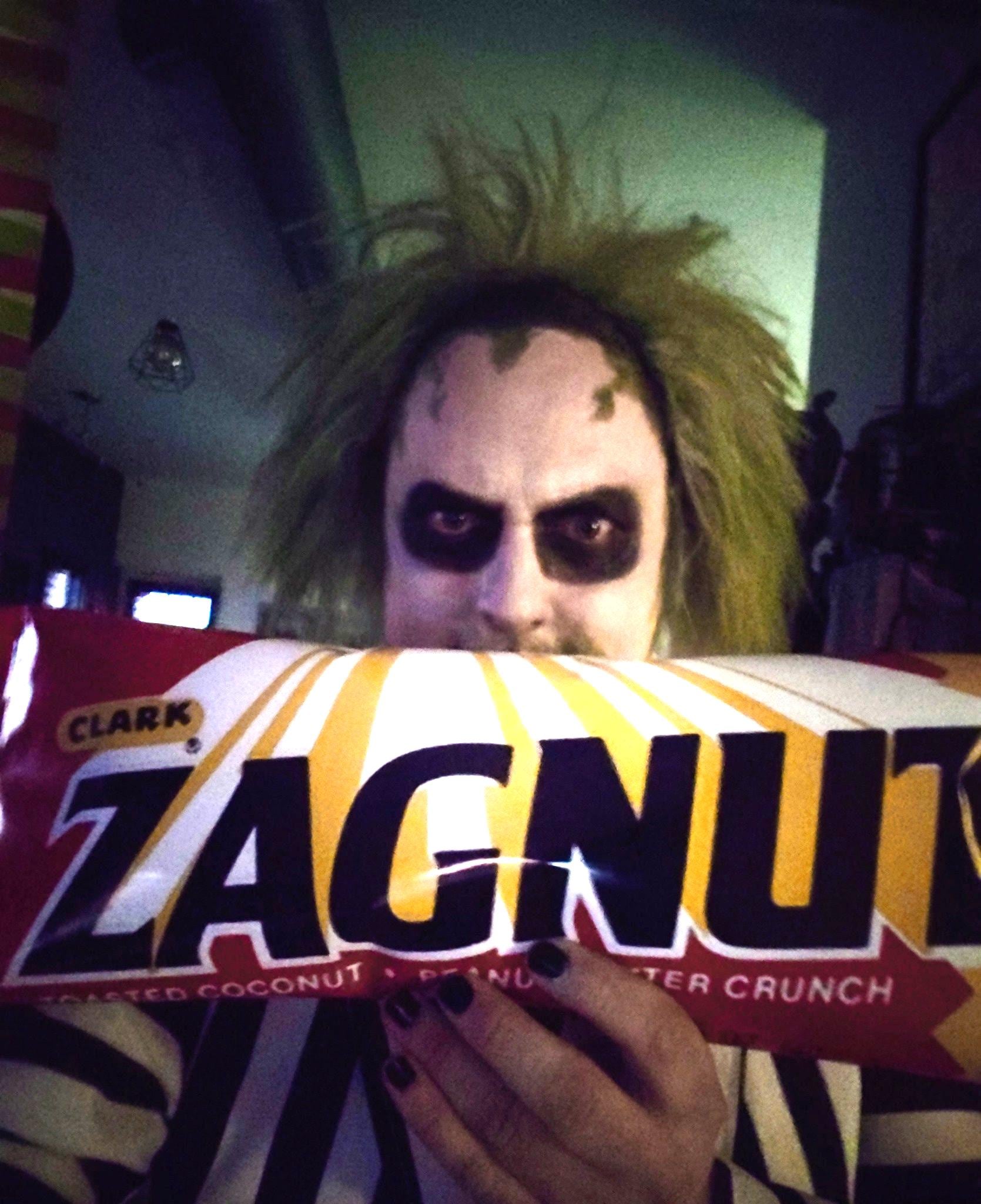 Beetlejuice Zagnut bar costume prop!