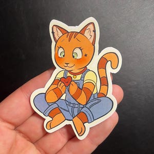 Talking To My Heart Vinyl Sticker