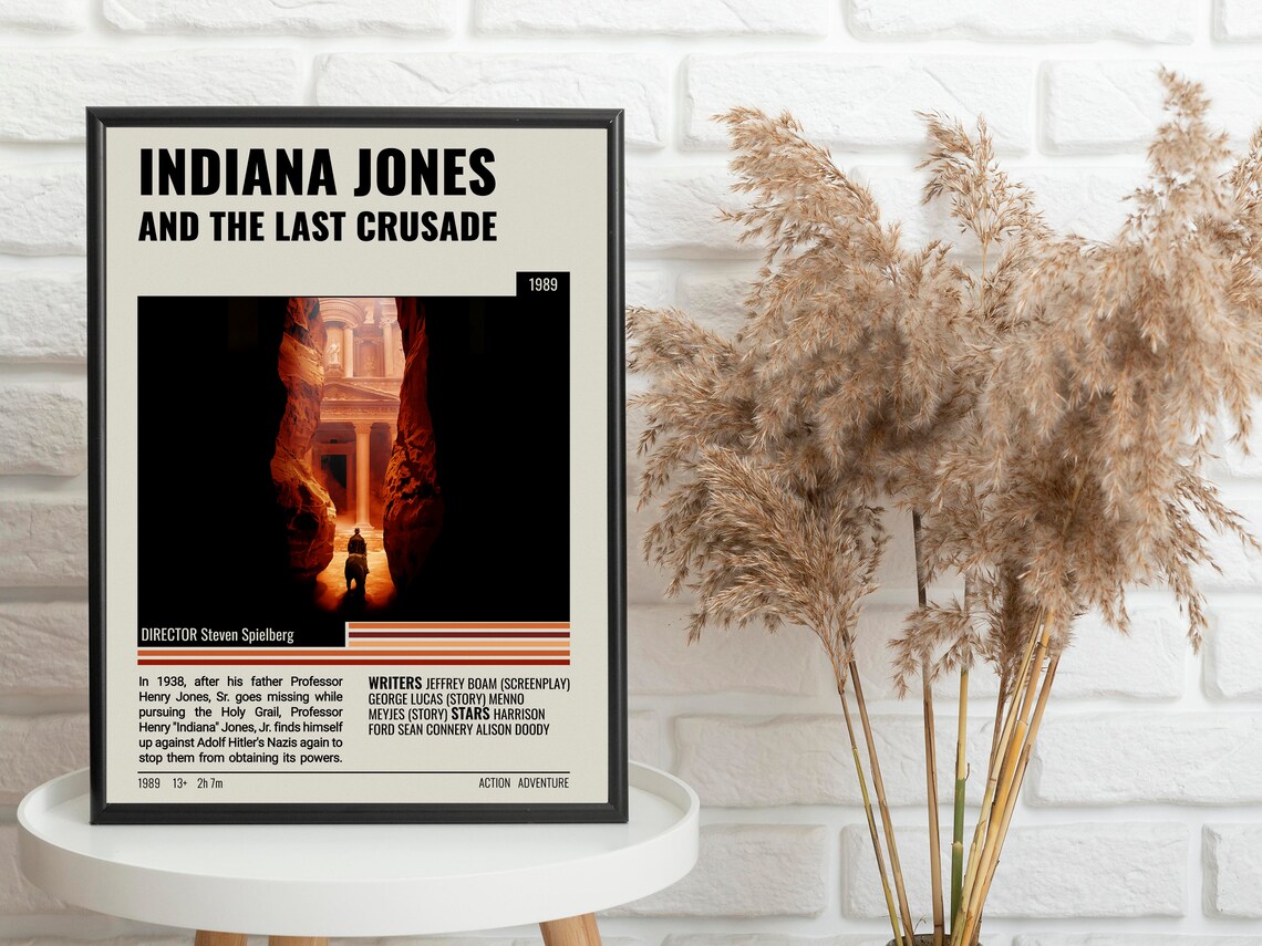 Indiana Jones And The Last Crusade Movie Poster Indiana Jones and the Last Crusade Movie Poster Prints | Steven