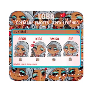 Loba Selbstreflexion Emotes (Apex Legends) für Twitch, Discord und YouTube