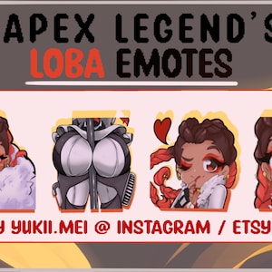Loba Emotes (Apex Legends) voor Twitch, Discord en YouTube