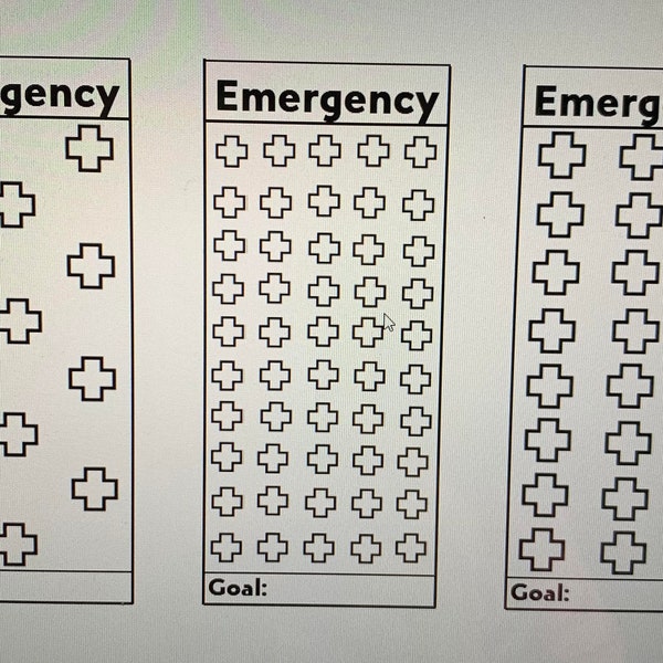 EMERGENCY SAVINGS TRACKER #1