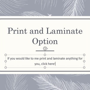 Opzione di stampa e laminazione n. 1