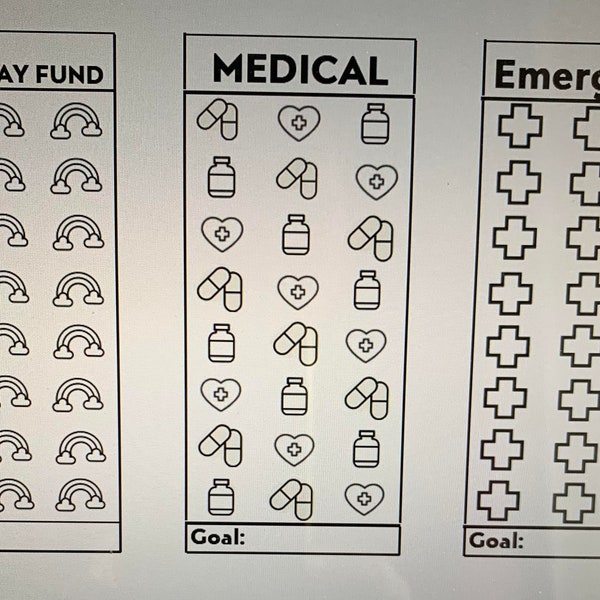 Emergency savings tracker TRIO #2