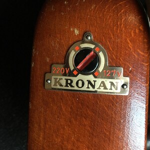 Plancha de viaje portátil sueca de los años 50 KRONAN