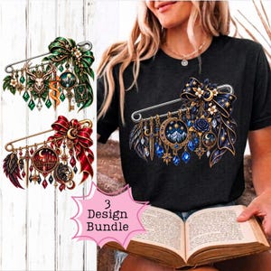 Book Lovers PNG Bundle, Fantasy Bookish Shirt Design, Illyrian Wings Graphic, Romantasy Book Sublimation, Digital Download