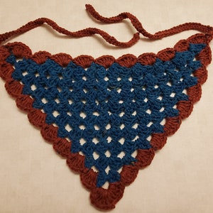 Retro Crochet Bandana