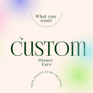Customizable Disney Ears